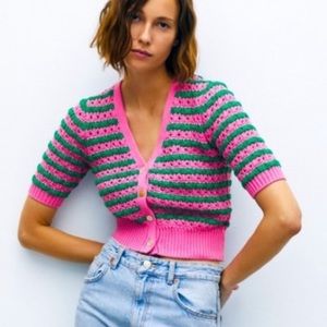 Zara Striped Knit Sweater